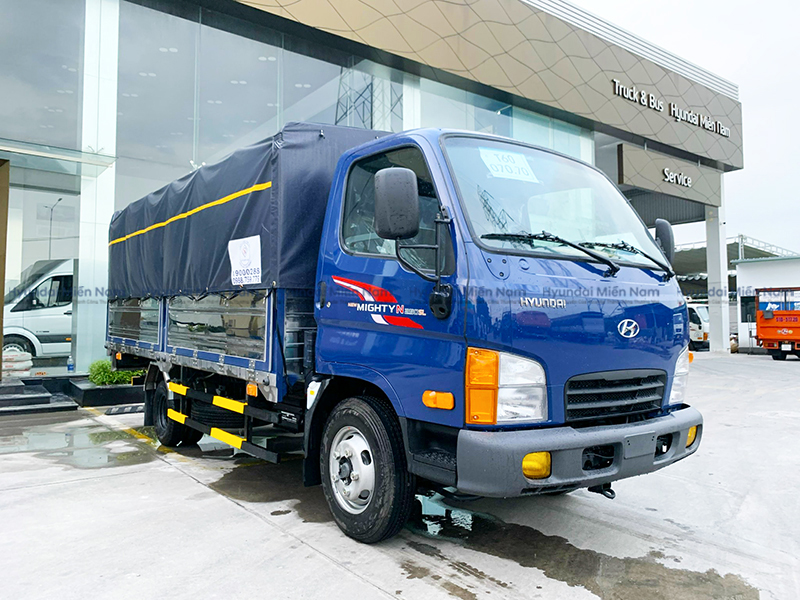 Xe Tải Hyundai New Mighty N250sl Thùng Mui Bạt 2.5 Tấn Thùng Dài 4m3 (10)