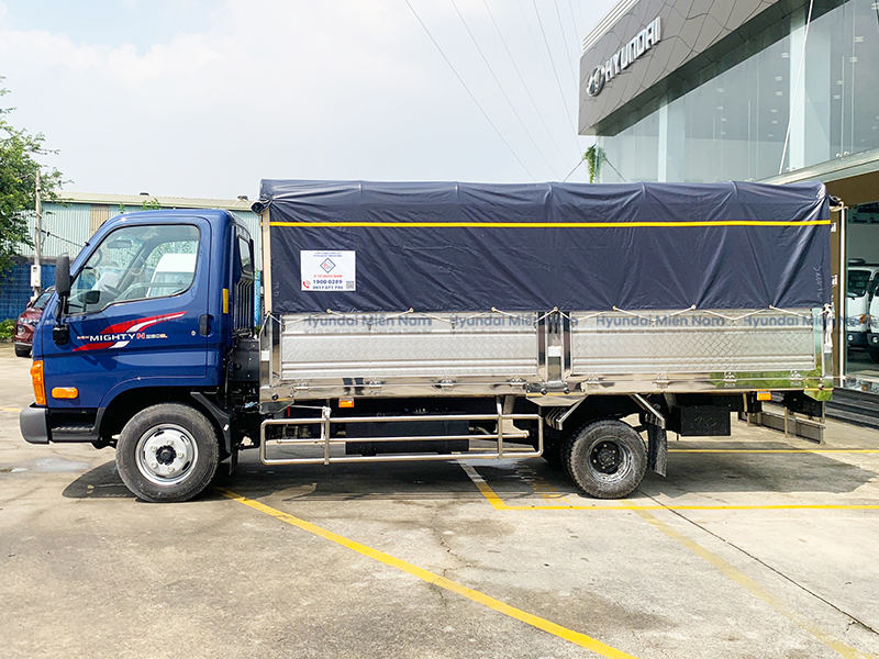 Xe Tải Hyundai New Mighty N250sl Thùng Mui Bạt 2.5 Tấn Thùng Dài 4m3 (3)