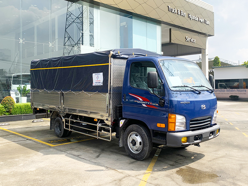 Xe Tải Hyundai New Mighty N250sl Thùng Mui Bạt 2.5 Tấn Thùng Dài 4m3 (6)